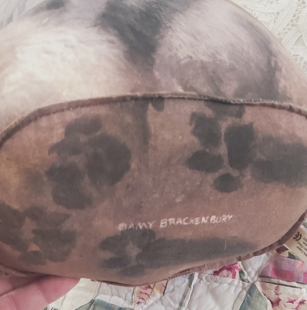 Fiddlers Elbow Fox Weighted Doorstop Amy Brackenbury Made In USA Vintage - Picture 9 of 15